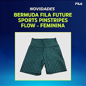 Bermuda Fila Future Sports Pinstripes Flow – Feminina