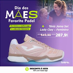 Tênis Joma Set Lady Clay – Feminino