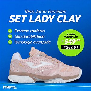 Tênis Joma Set Lady Clay – Feminino