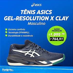 Tênis Asics GEL-RESOLUTION X CLAY – Masculino