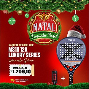 Raquete de Padel MS10 12K 2025 | NOX - by Manuela Schuck Luxury Series