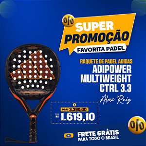 Raquete de Padel Adidas Adipower Multiweight Ctrl 3.3 - Álex Ruiz