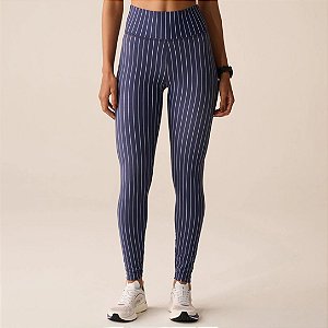 Legging Fila Future Sports Pinstripes Flow - Feminina Marinho