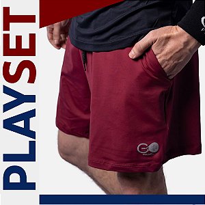 Bermuda Marsala Go Padel – Coleção Play Set