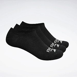 Kit 3 Meias Reebok Cl 3k Inv 1/2 Toalha – Masculino Preto