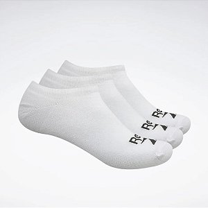 Kit 3 Meias Reebok Cl 3k Inv 1/2 Toalha – Masculino Branco