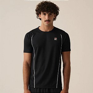 Camiseta Fila Match – Masculina Preto