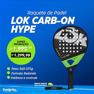 Raquete de Padel Lok Carb-On Flow