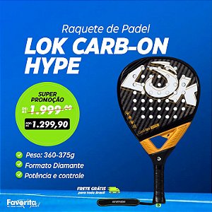 Raquete de Padel Lok Carb-On Hype