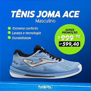 Tênis Joma Ace Men (Saibro) Blue – Masculino
