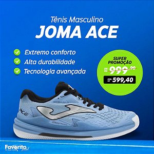 Tênis Joma Ace Men (Saibro) Blue – Masculino
