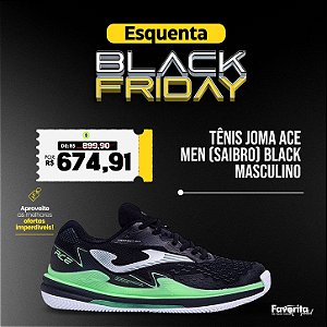Tênis Joma Ace Men (Saibro) Black – Masculino
