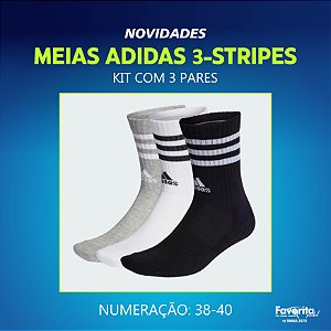Meias Adidas 3-Stripes