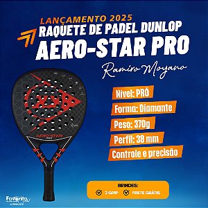 Raquete de Padel Dunlop Aero-Star