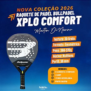 [PRÉ-VENDA] Raquete Padel Bullpadel XPLO Comfort 2026 - Martin Di Nenno