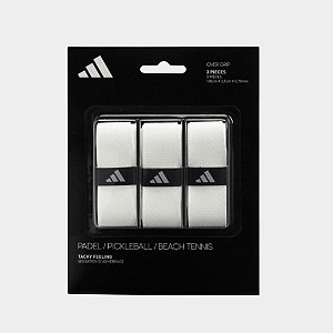 Overgrip Adidas Padel, Beach Tennis e Pickleball X3 - Branco