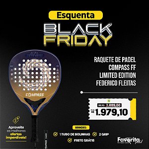 Raquete de Padel Compass FF Limited Edition - Federico Fleitas