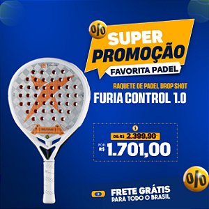Raquete de Padel DROP SHOT FURIA CONTROL 1.0