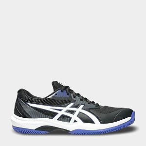 Tênis ASICS Game Ff Saibro/Oc - Masculino - Preto/Branco