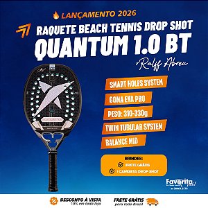 Raquete de Beach Tennis Drop Shot QUANTUM 1.0 BT 2026