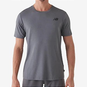 Camiseta New Balance Active Logo – Masculina Grafite