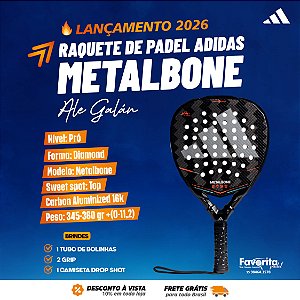 Raquete de Padel Adidas Metalbone 2026 – Ale Galán