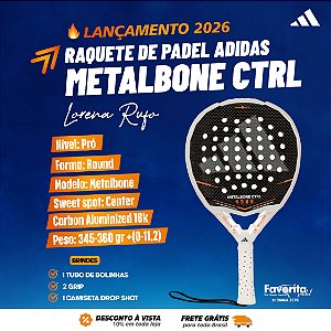 Raquete de Padel Adidas Metalbone Ctrl 2026