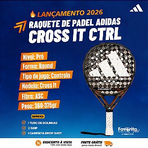 Raquete de Padel Adidas Cross IT Ctrl 2026