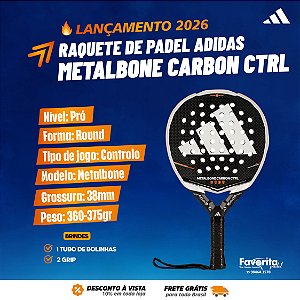 Raquete de Padel Adidas Metalbone Carbon Ctrl 2026