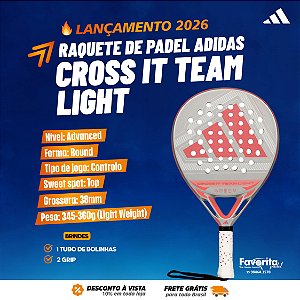 Raquete de Padel Adidas Cross IT Team Light 2026