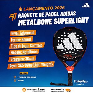 Raquete de Padel Adidas Metalbone Superlight 2026