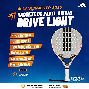 Raquete de Padel Adidas Drive Light 2026