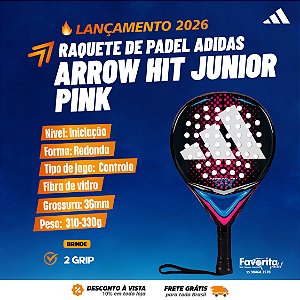 Raquete de Padel Adidas Arrow Hit Junior Pink