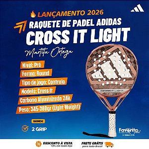 Raquete de Padel Adidas Cross IT Light 2026 – Martita Ortega