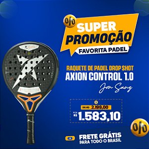 Raquete de Padel DROP SHOT AXION CONTROL 1.0 SANZ