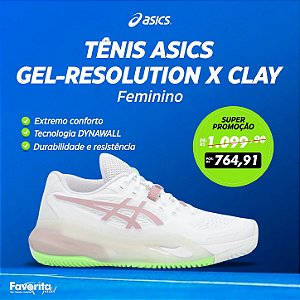 Tênis Asics Gel-Resolution X Clay – Feminino
