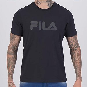 Camiseta Fila Regular Letter Premium IV – Masculina Preto