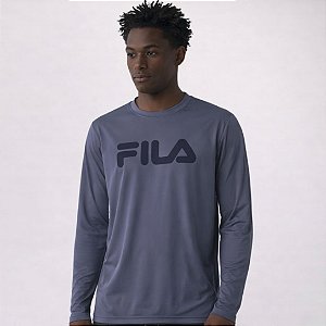 Camiseta Manga Longa Fila Basic Sports – Masculina Marinho Denim