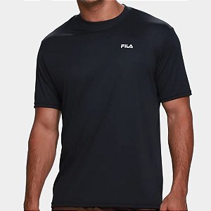 Camiseta Fila Comfort Basic Sports - Masculina Preto/Prata