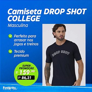Camiseta College Drop Shot – Masculina