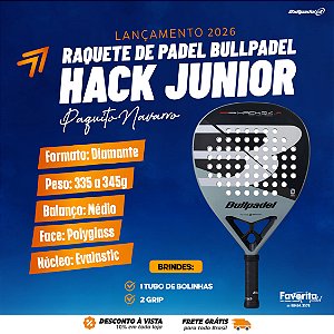 Raquete Padel Bullpadel Hack Junior 2026