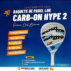 Raquete de Padel Lok Carb-On Hype 2 – Franco Dal Bianco