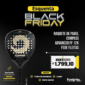 Raquete de Padel Compass Advanced FF 12k 2026 - Fede Fleitas