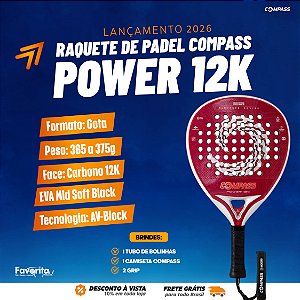 Raquete de Padel Power 12k 2026