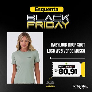 Babylook DROP SHOT Logo W25 Verde Musgo