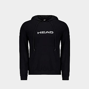 Blusa Head Moletinho Canguru com Capuz Preta