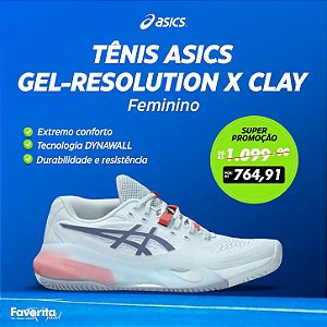 Tênis ASICS Gel-Resolution X Clay – Feminino