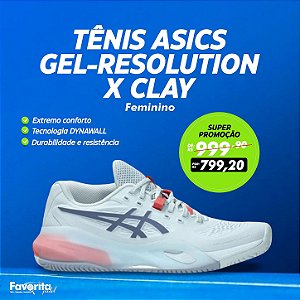 Tênis ASICS Gel-Resolution X Clay – Feminino