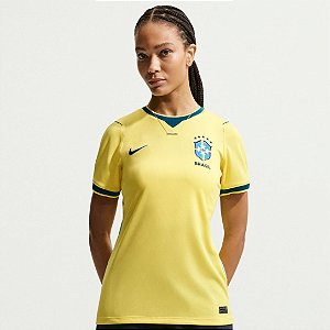 Camisa Brasil Nike I 2026/27 Torcedora Pro Feminina