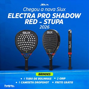 Raquete de Padel Siux Electra Pro Shadow Red 2026 Stupa